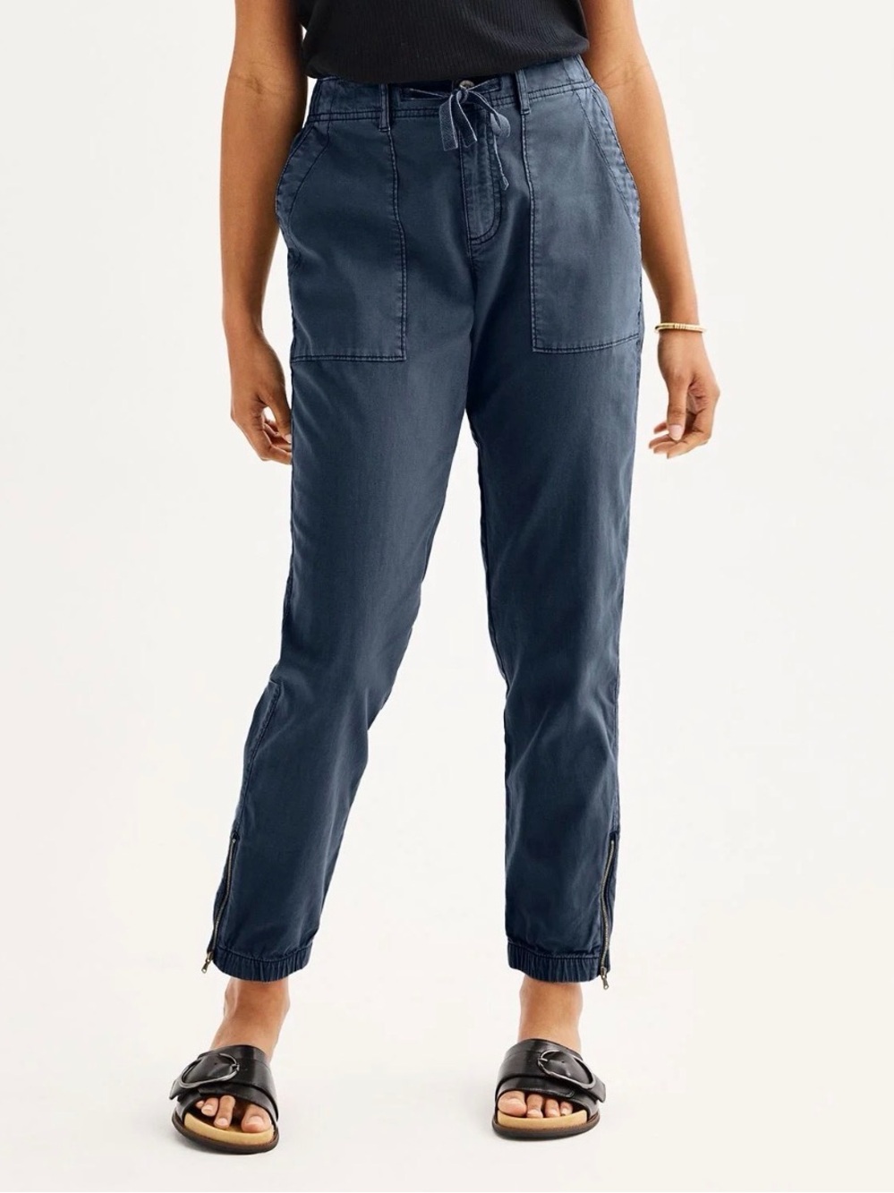 Sonoma Navy Blue Drawstring Joggers